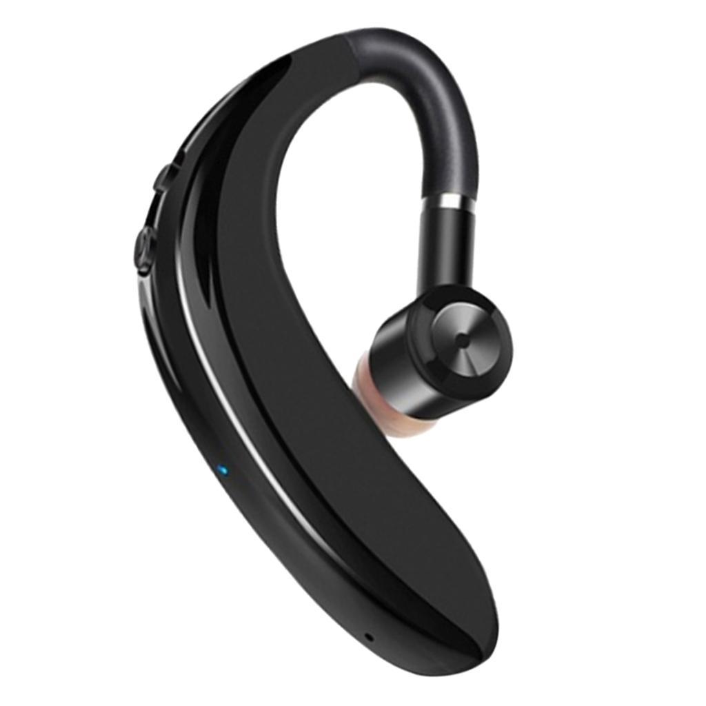 Bluetooth Waterproof hook Headset Earphone with Mic Black