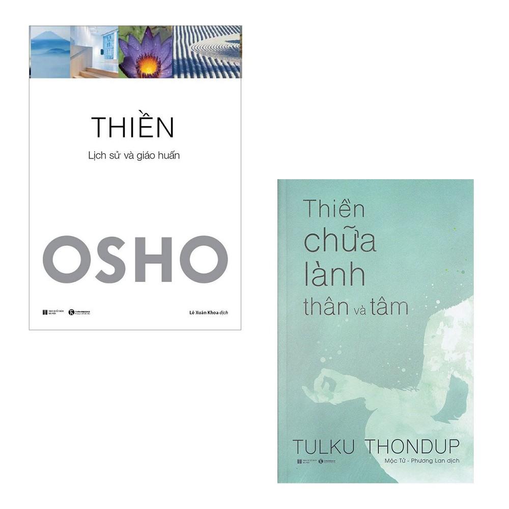 Sách Thái Hà - Combo Thiền Chữa Lành Thân và Tâm + Thiền - OSHO