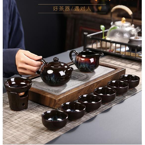 Bộ dụng cụ uống trà thủ công trấn Cảnh Đức