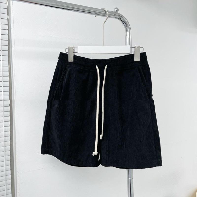 quần short nhung tăm unisex 4 màu