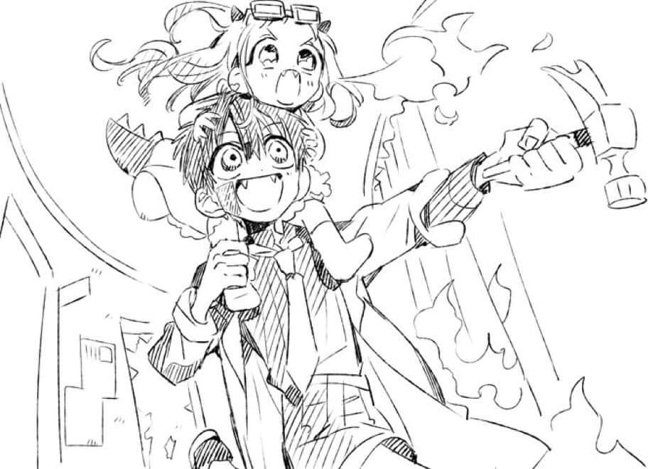 những mẫu truyện nhỏ của hanako do fan vẽ chapter 17 14