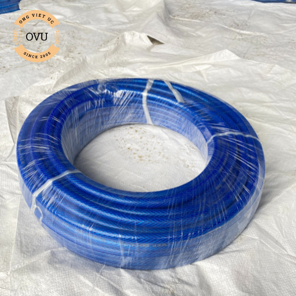 Ống nhựa PVC lưới dẻo phi 10mm cuộn 45m- Ống nhựa mềm dẫn nước Việt Úc