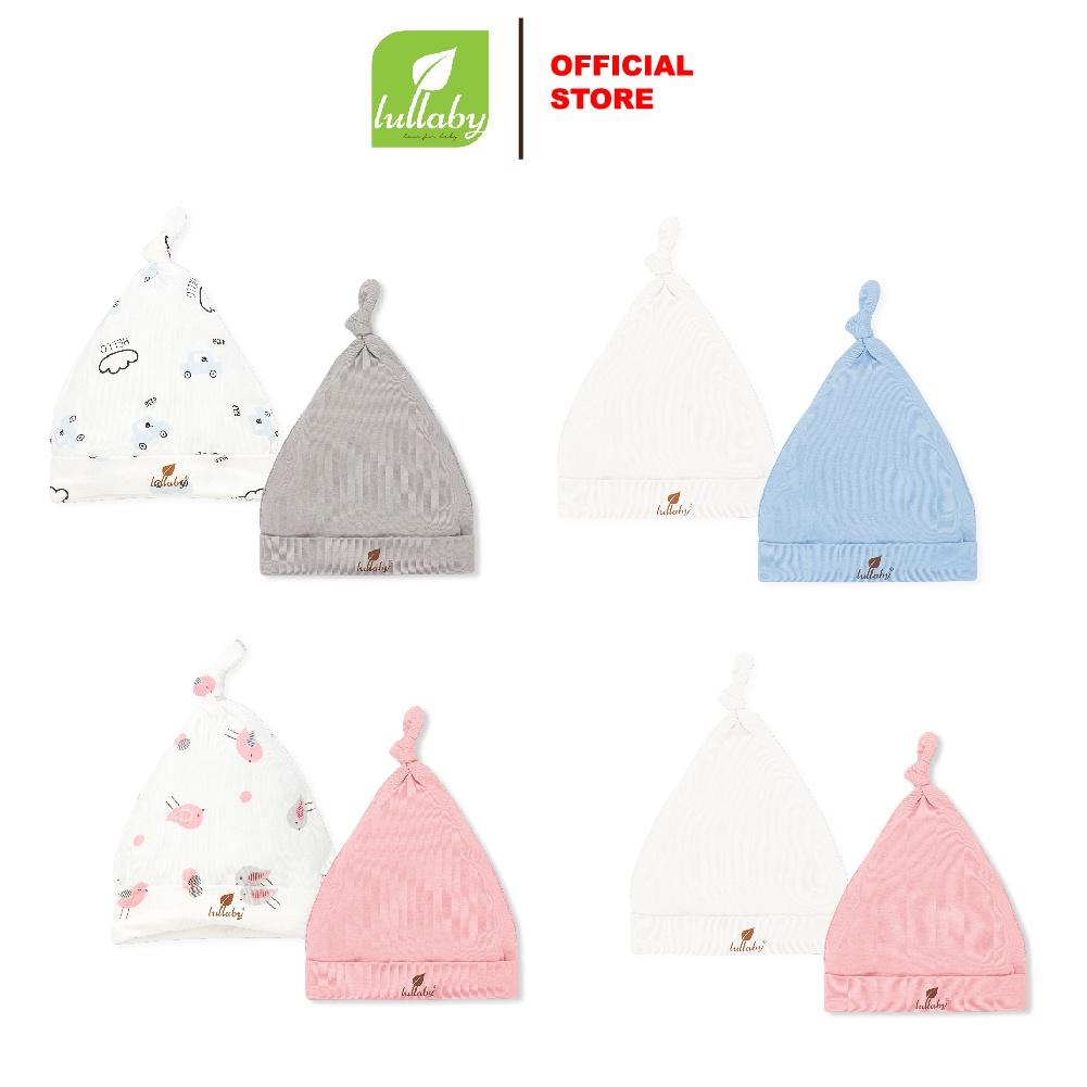 LULLABY - Set 2 mũ thắt nút sơ sinh NH116V