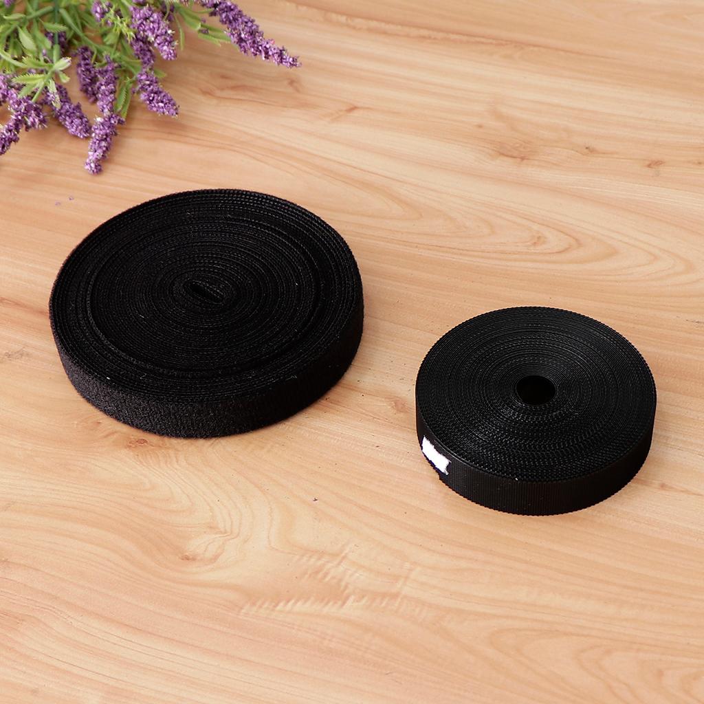 1.94M*20mm Sticky Self Adhesive Hook And Loop Tape Fastener Strip Solid