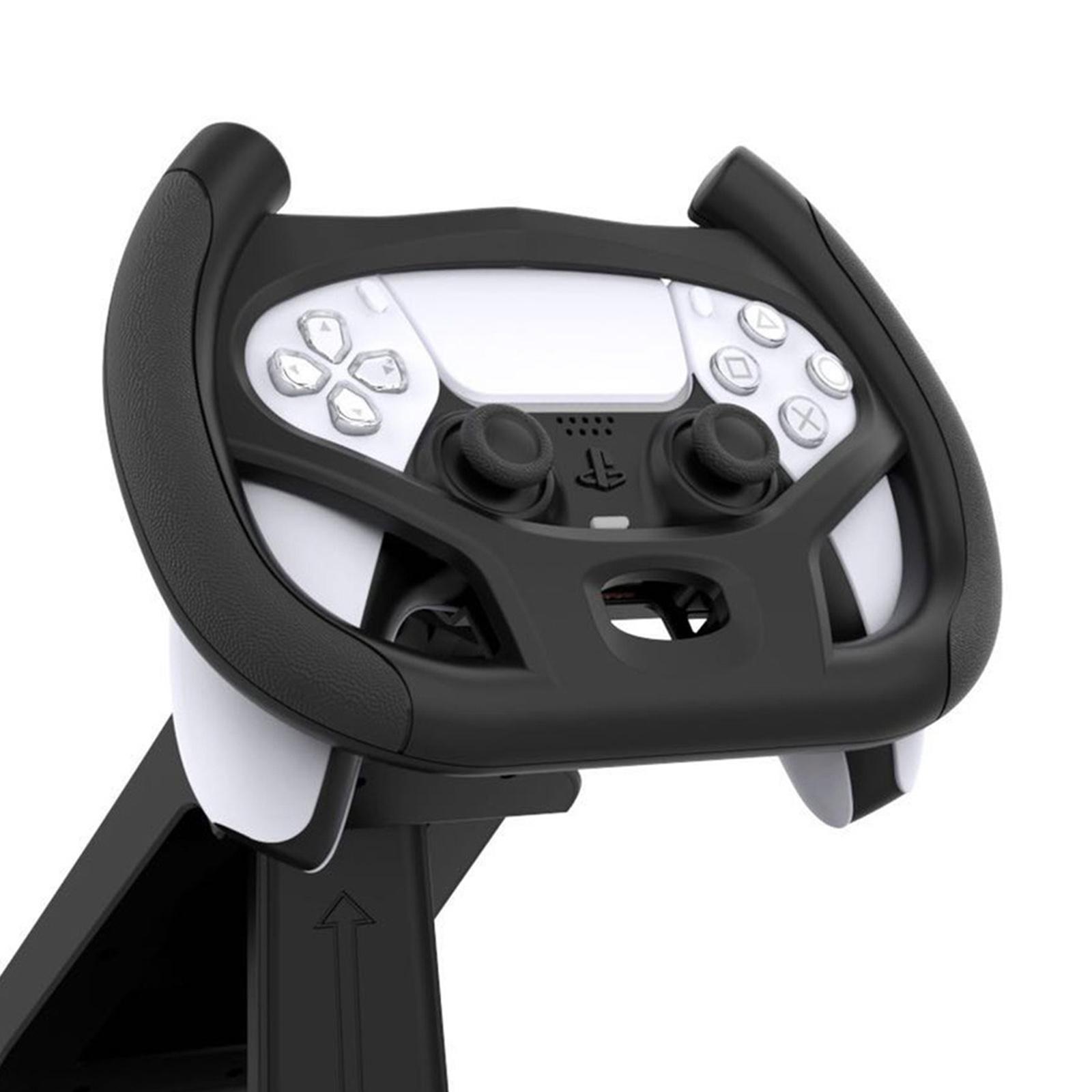 Steering Wheel Bracket Gamepad Plastic Professional for PS5 Children Game Lovers Teenager