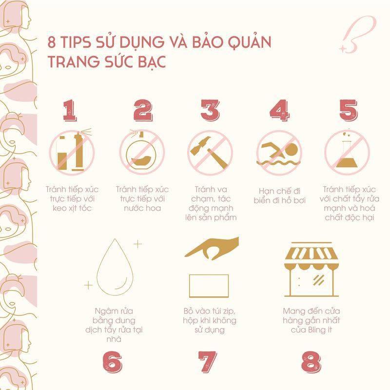 Dây chuyền bạc nữ mặt trái tim Bling It BIVC033