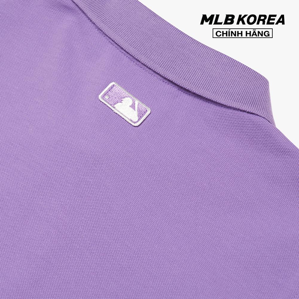 MLB - Đầm mini phom suông cổ bẻ tay ngắn Pique 3FOP00623