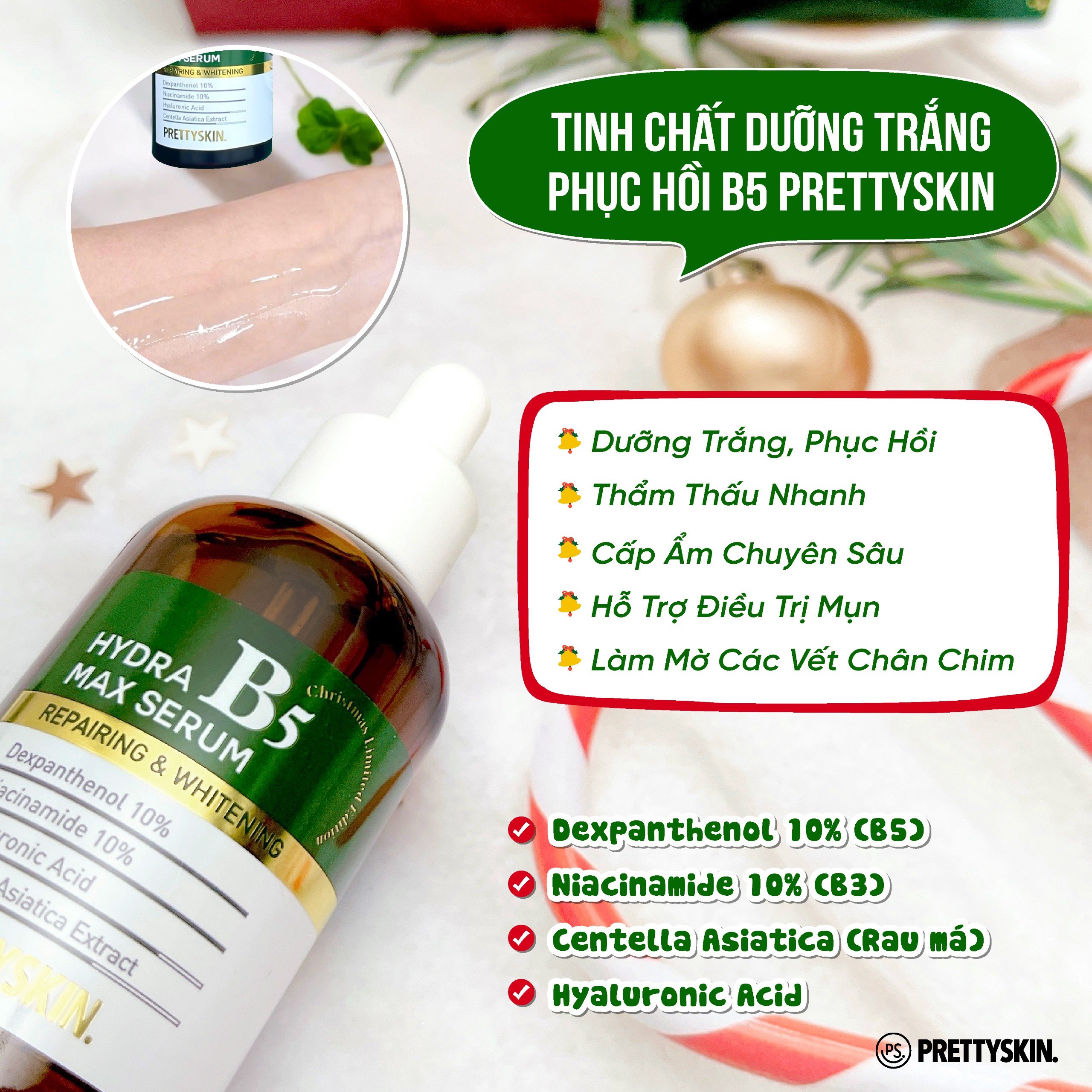 Tinh chất Hydra B5 Max Serum Prettyskin NOEL 50ml