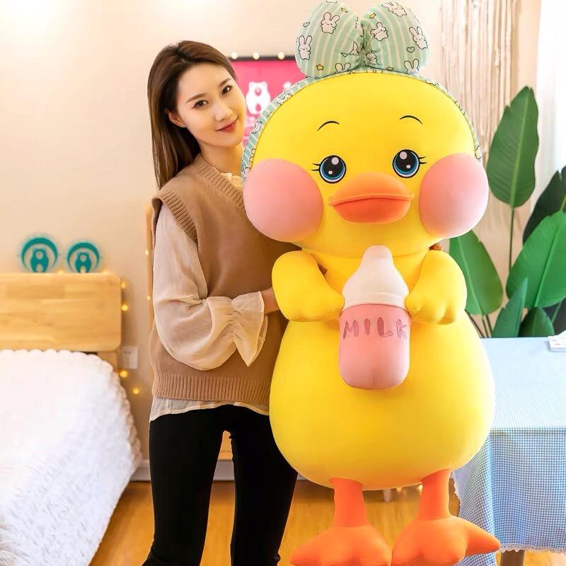 Gấu Bông Vịt Sữa Cao Cấp Êm Mịn