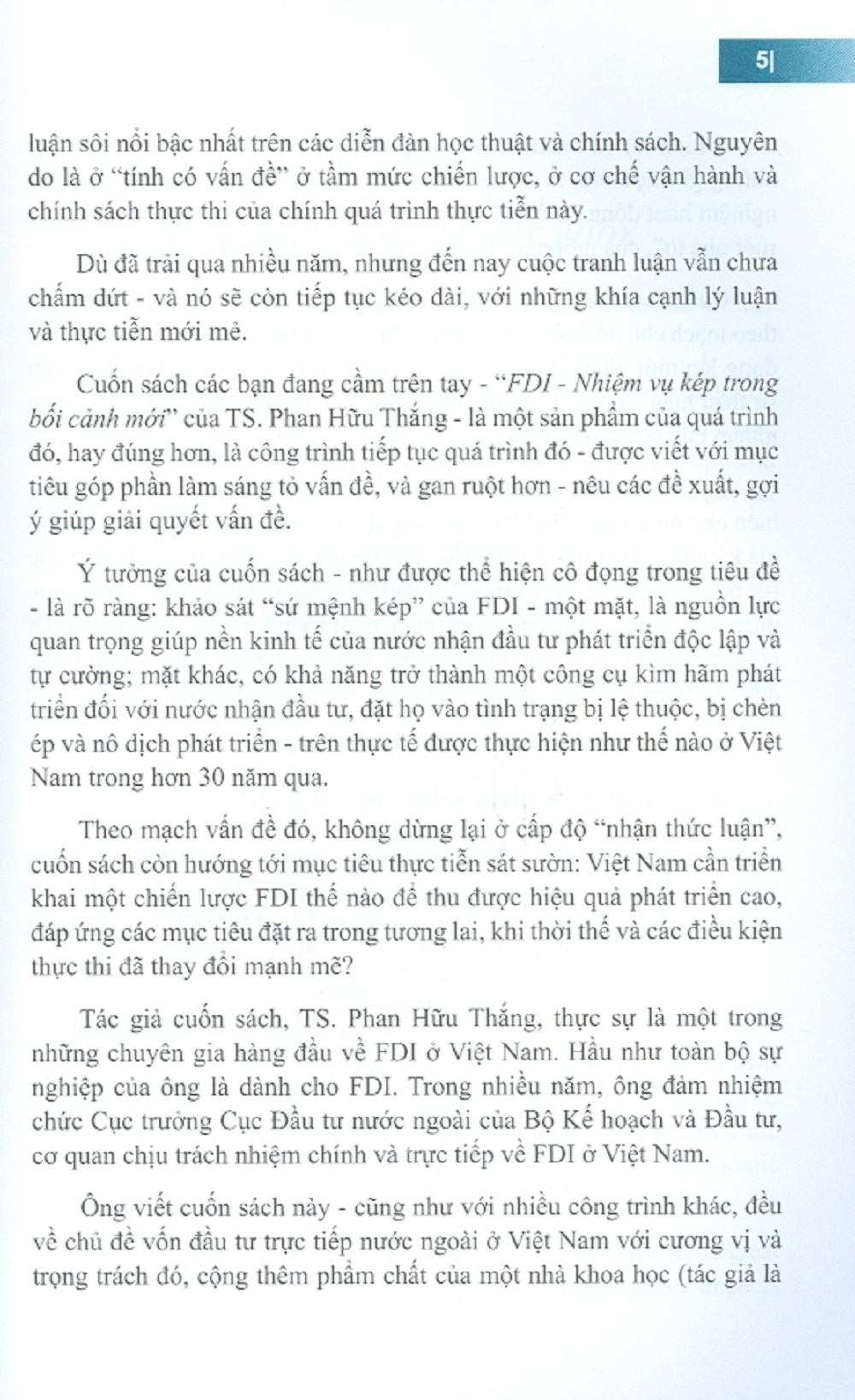 FDI Nhiệm Vụ Kép Trong Bối Cảnh Mới