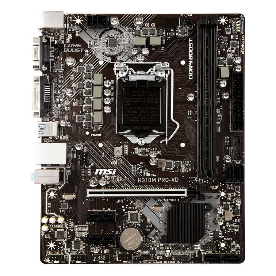 Bo Mạch Chủ Mainboard MSI H310M PRO-VD Socket 1151 - Hàng Chính Hãng