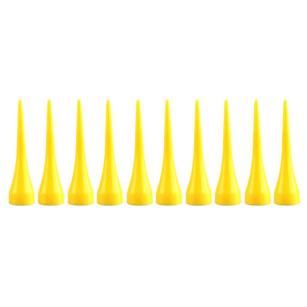 10pcs 54mm Golf Tee Pink Professional 2-1/8'' Golf Tees Replacement Yellow