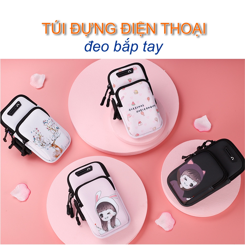 Túi đựng điện thoại đeo cánh tay chạy bộ