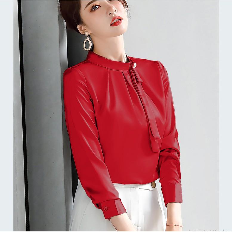 áo sơ mi nữ dài tay công sở - TA134