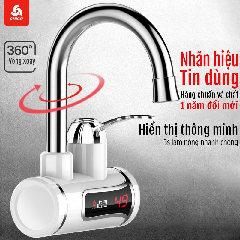 Hàng nhập khẩu - Vòi nước nóng lạnh tại vòi hiển thị nhiệt độ cao cấp - Best Seller Tony