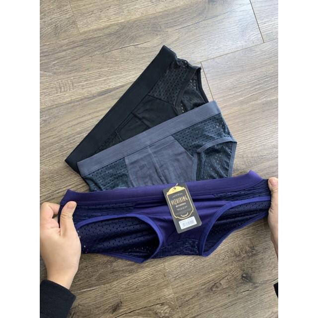 Combo 03 quần lót tam giác Thông Hơi chất mát