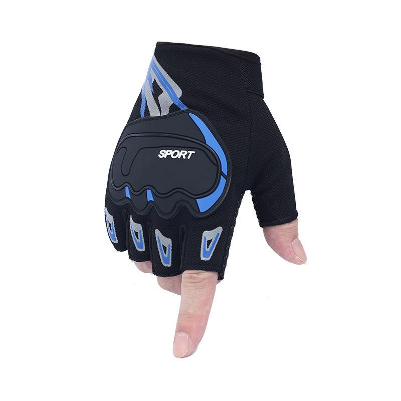 Tập Thể Hình Nửa Ngón Tay Găng Tay Nam Nữ Thể Thao Thoáng Khí, Chống Trơn Trượt Chịu Mài Mòn Chống Kén Thiết Bị huấn Luyện Sắt Đi Xe