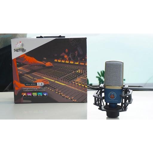 Combo thu âm, livestream Micro AQTA ALC 249 Mixer E4 - Kèm full phụ kiện kẹp micro, màng lọc, tai nghe, dây live chế....