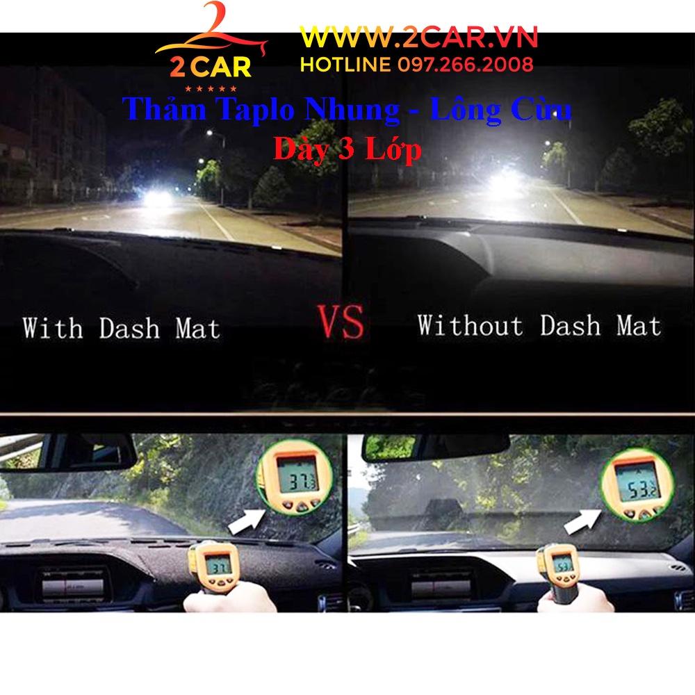 Thảm taplo nhung xe Vinfast Lux A 2019-2023, chống nóng tốt, chống trơn trượt, vừa khít theo xe