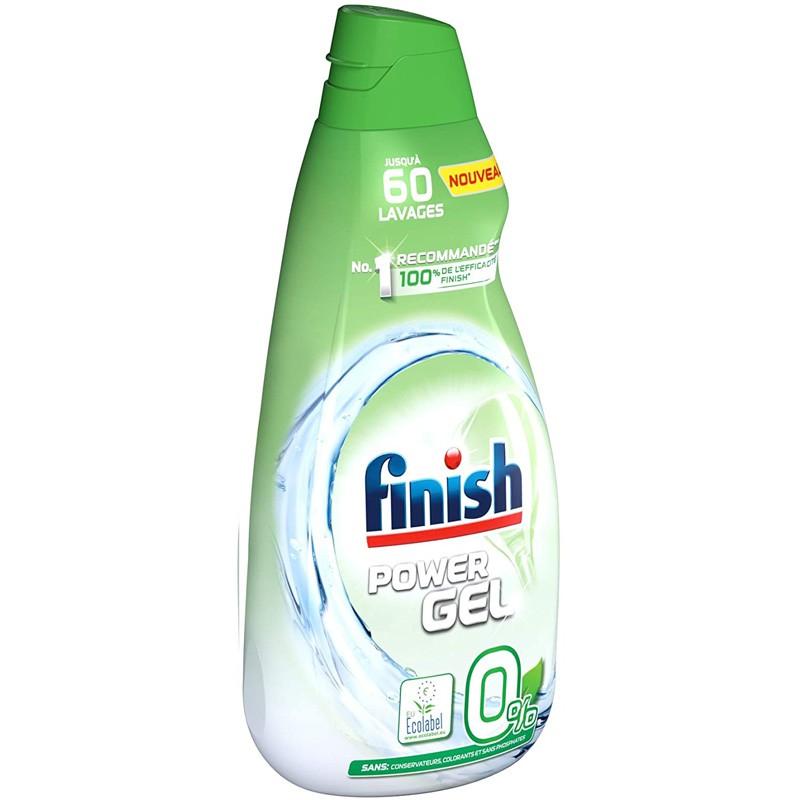 Gel rửa chén bát Finish Eco 0% 900ml - Không hoá chất nặng