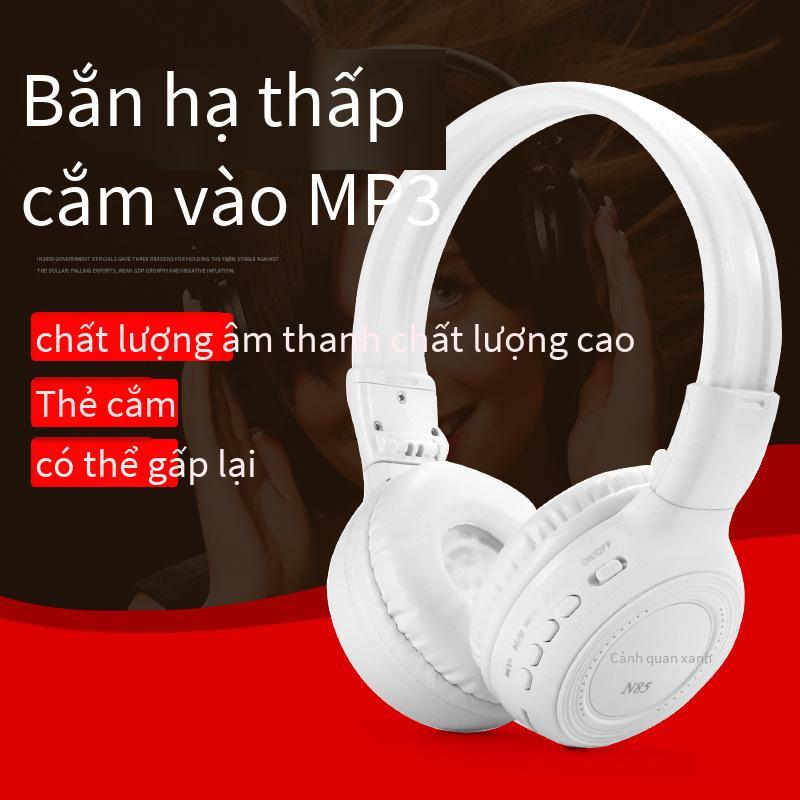 Khuyến mại N85 không dây gắn trên đầu thẻ tai nghe bluetooth thể thao tai nghe cuộc gọi không dây tai nghe âm thanh nổi có thể FM