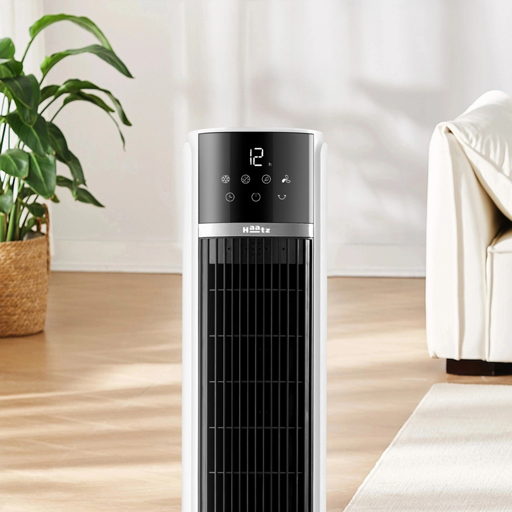 (MODEL NEW 2026) Máy Làm Mát Lọc Khí Ion Âm Haatz HydroIon Breeze Cooler HBC350 Quạt Tháp Haatz Điều Khiển Từ Xa - Hàng Chính Hãng