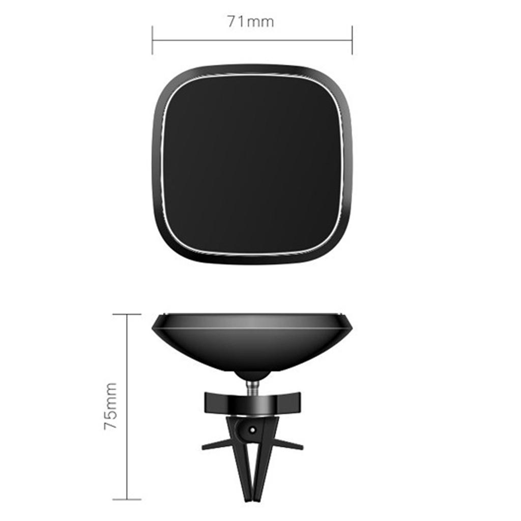 Plastic Wireless Fast Car Charger Pad for iPhone X/XS/8/8 Plus