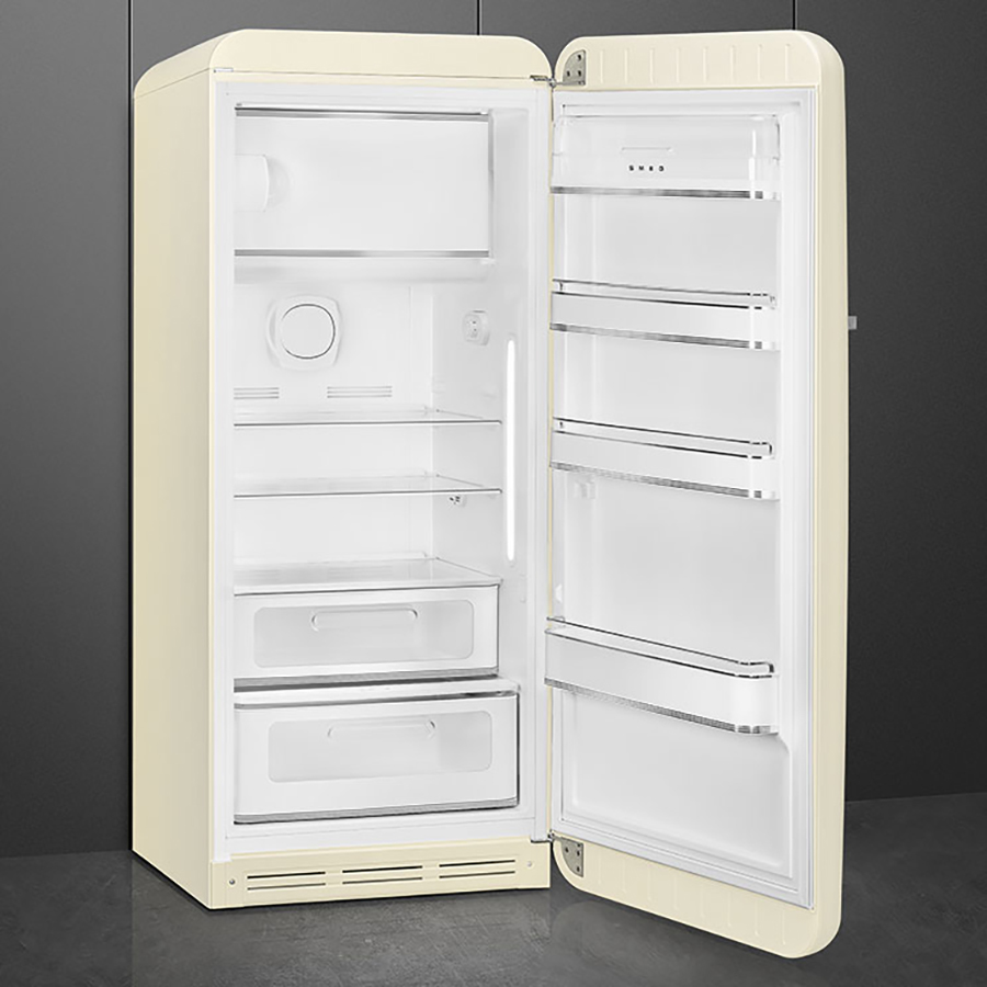 Tủ lạnh độc lập SMEG màu kem FAB28RCR5 281L - Giao Hàng HCM