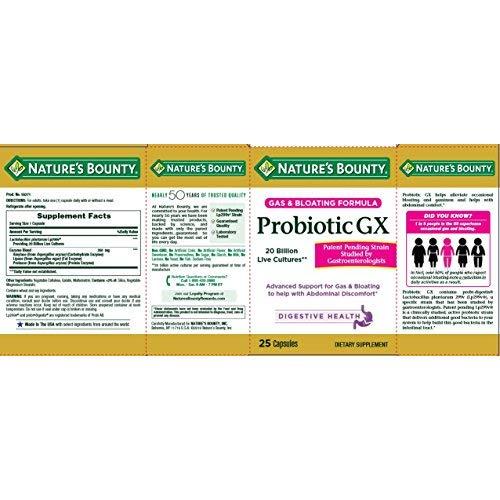 Viên Uống Nature's Bounty Probiotics GX Tăng Cường Hệ Tiêu Hóa