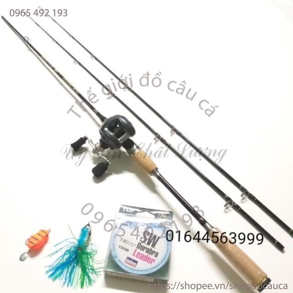 Bộ cần câu máy ngang 2m1 máy yolo kèm phụ kiện
