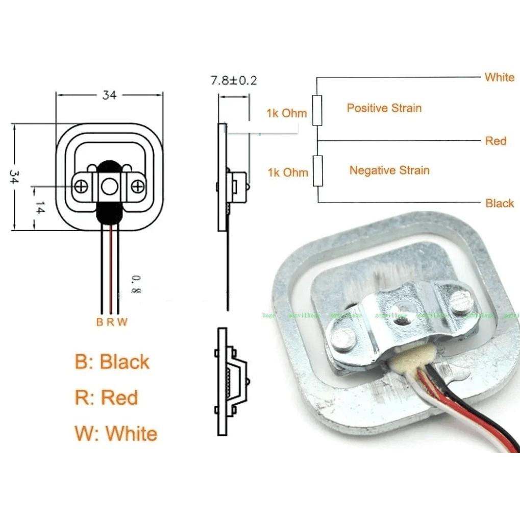 Cảm biến trọng lượng 50KG loadcell