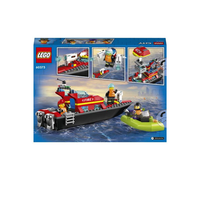 Đồ Chơi Lắp Ráp LEGO City Tàu Thủy Cứu Hỏa 60373