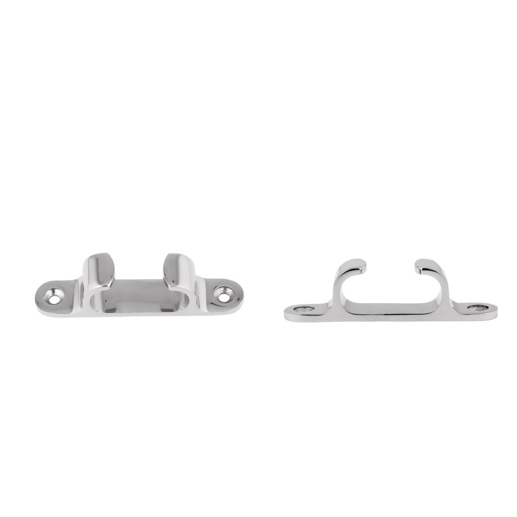 2pcs 6" Stainless Steel Straight Bow Chock Fairlead for Boat Yacht Deck