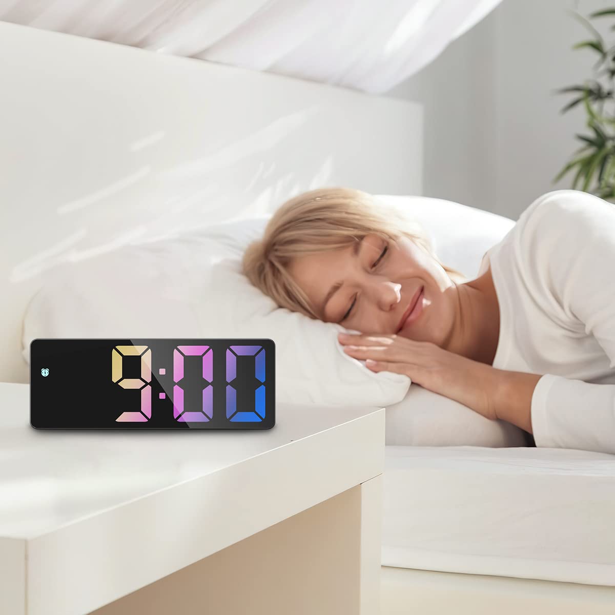 Đồng Hồ Báo Thức Kỹ Thuật Số Đèn LED Digital Alarm Clock