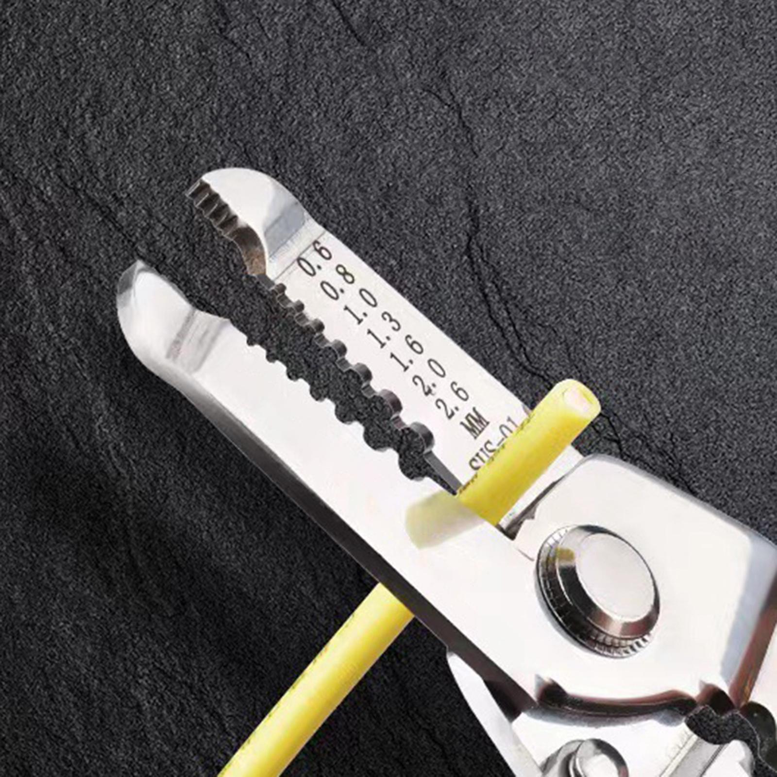 Wire Crimping Tool Portable 6 in 1 Stainless Steel Wire Cutter Wire Strip