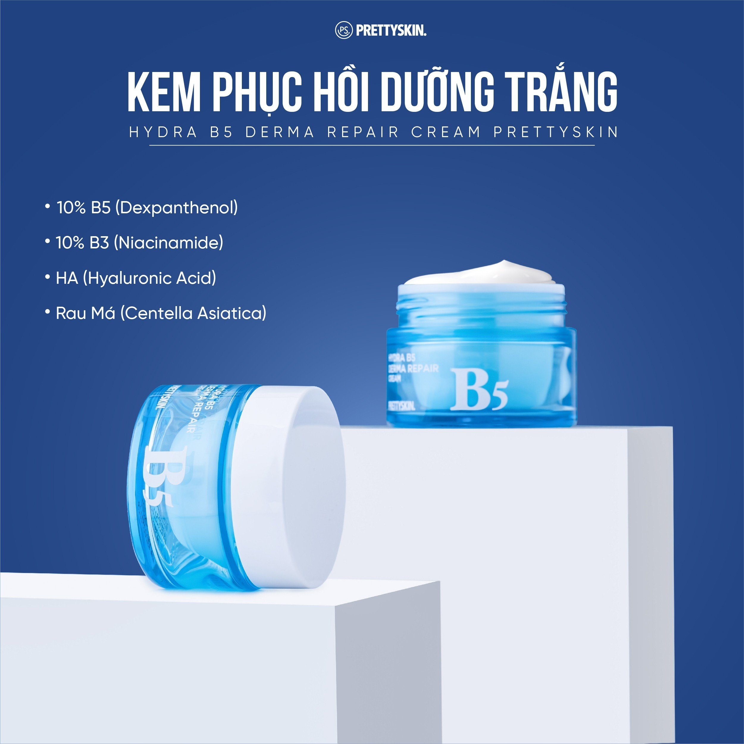 Kem dưỡng phục hồi dưỡng trắng Hydra B5