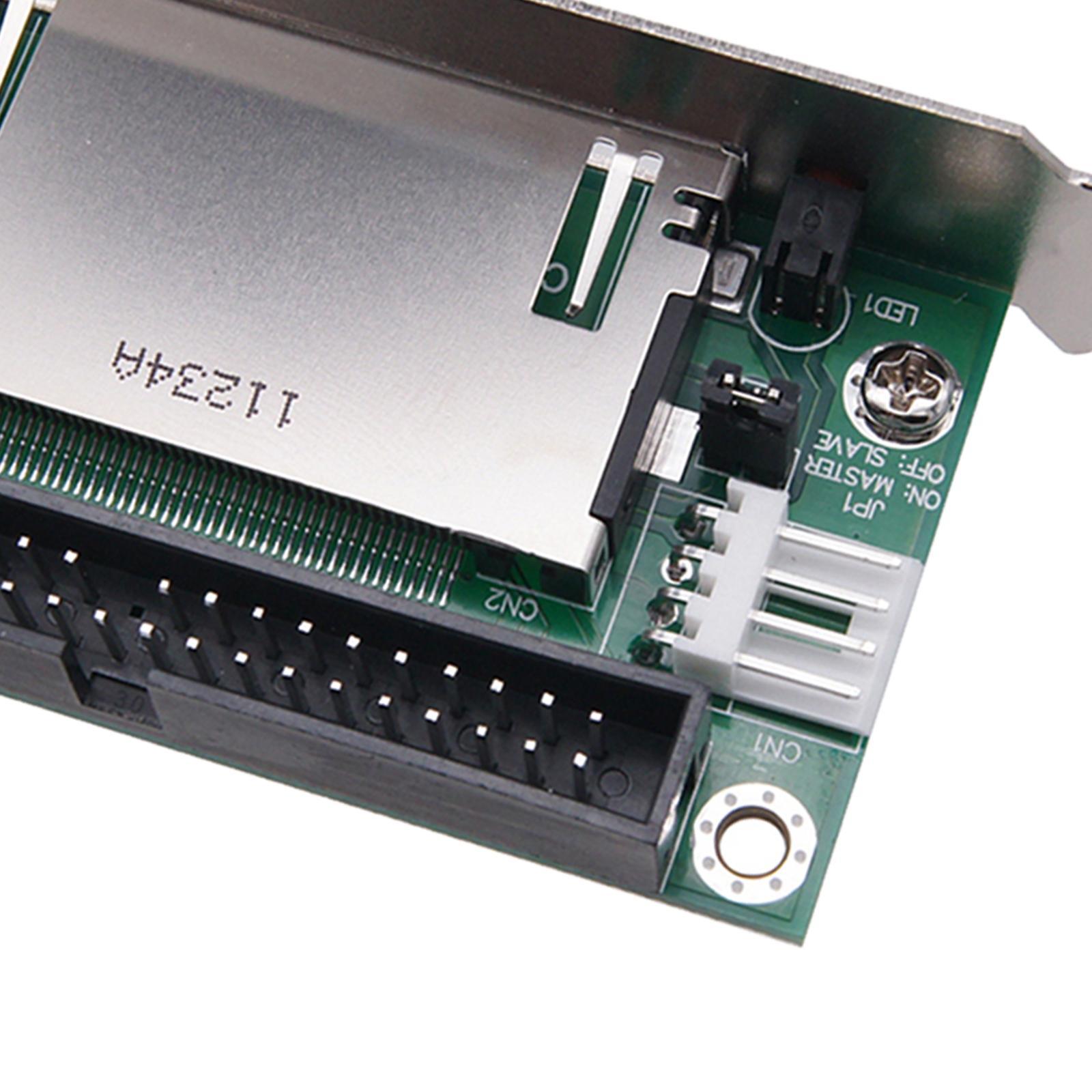 40 Pin CF ide Adapter CF Compact Flash Card to 3.5 IDE Converter with Bracket Back Panel