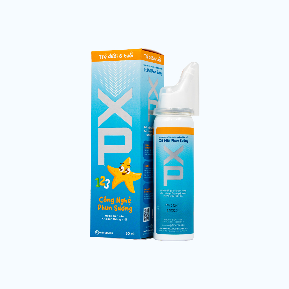 Dung dịch vệ sinh mũi XP cho bé dưới 6 tuổi (Chai 50ml) - ĐỘC QUYỀN PHARMACITY