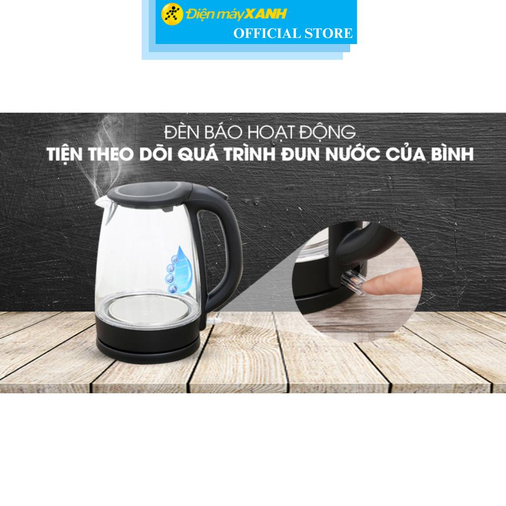 Bình đun siêu tốc Midea 1.8 lít MK-18GC - Hàng Chính Hãng