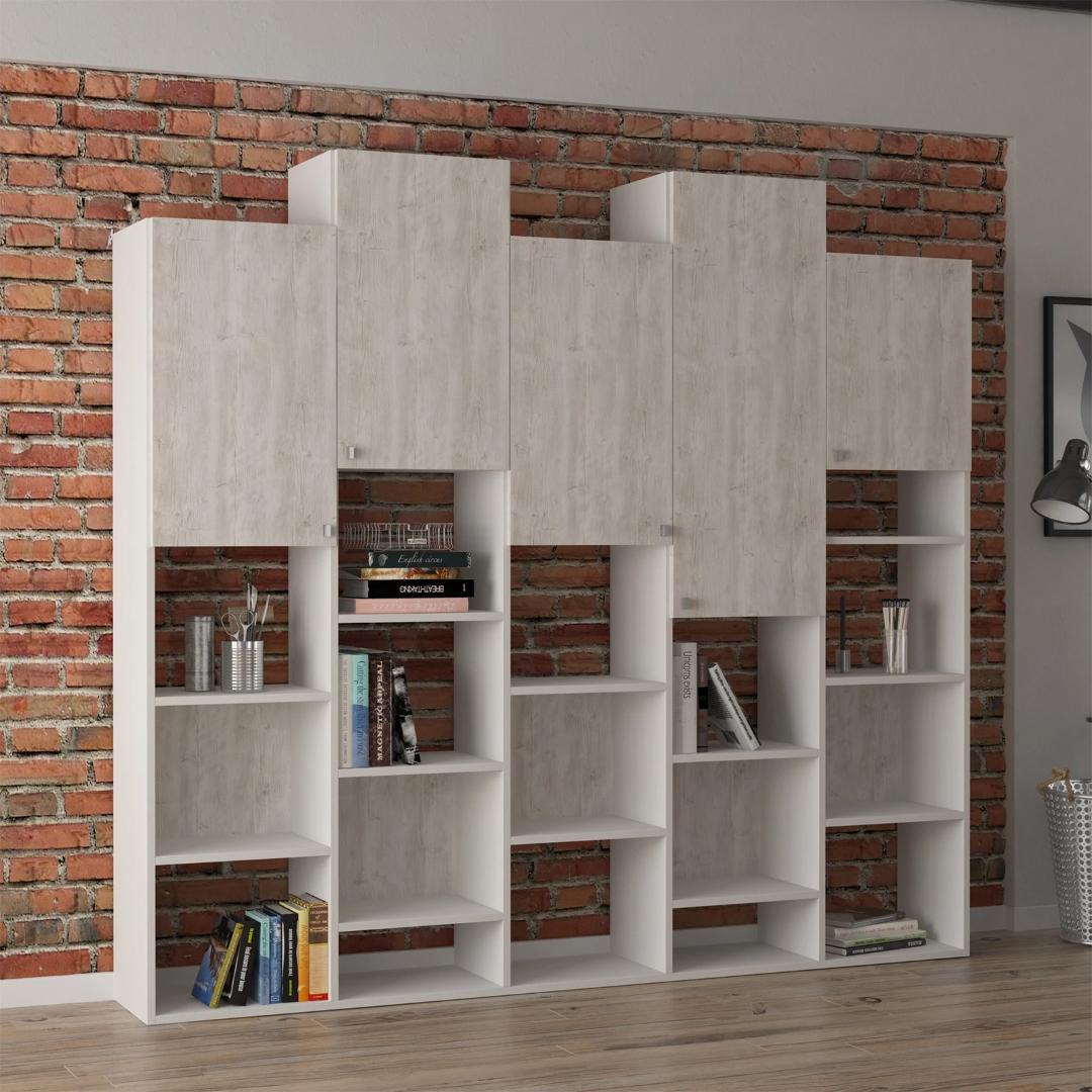 Tủ để sách gia đình kiểu dáng nhỏ gọn SMLIFE Bromhit