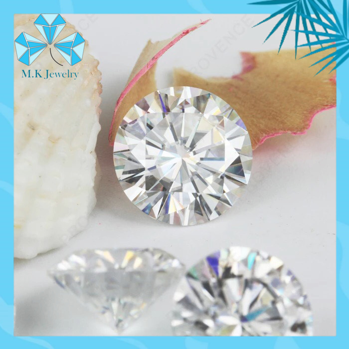 ( SIZE 8LY1 ) KIM CƯƠNG NHÂN TẠO – MOISSANITE NƯỚC D – ĐỘ TINH KHIẾT VVS1 -FULL KIỂM ĐỊNH GRA – GIÁ TỐT NHẤT THỊ TRƯỜNG