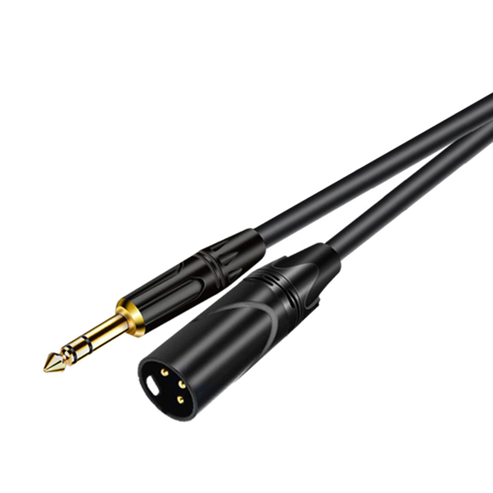 6.5mm Male to XLR Male Stereo Audio Cable for Audio Stereo System Multimedia