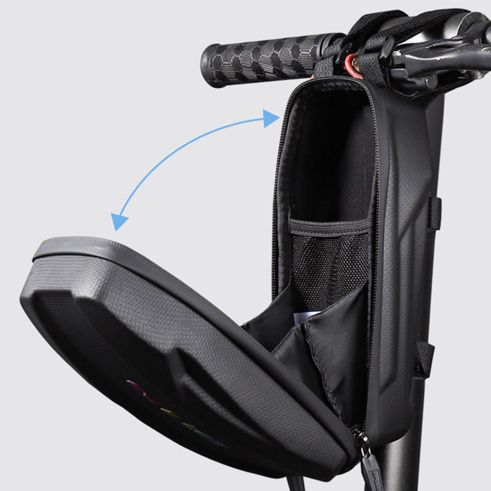 Scooter Storage Bag Scooter Front Hanging Bag Waterproof Scooter Handlebar Bag Folding Bike EVA Hard Shell Frame Bag