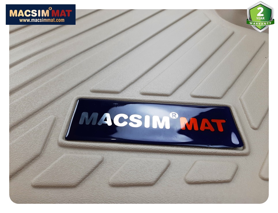 Thảm lót cốp xe ô tô HYUNDAI TUCSON 2015+ nhãn hiệu Macsim chất liệu TPV cao cấp màu be