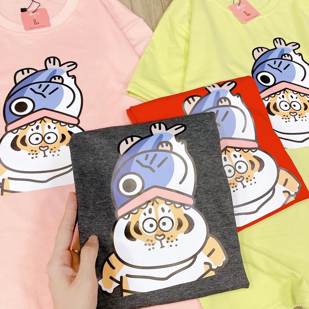 Áo Thun Tay Ngắn Unisex Đủ Size M L XL - CÁ ĂN CỌP 2022