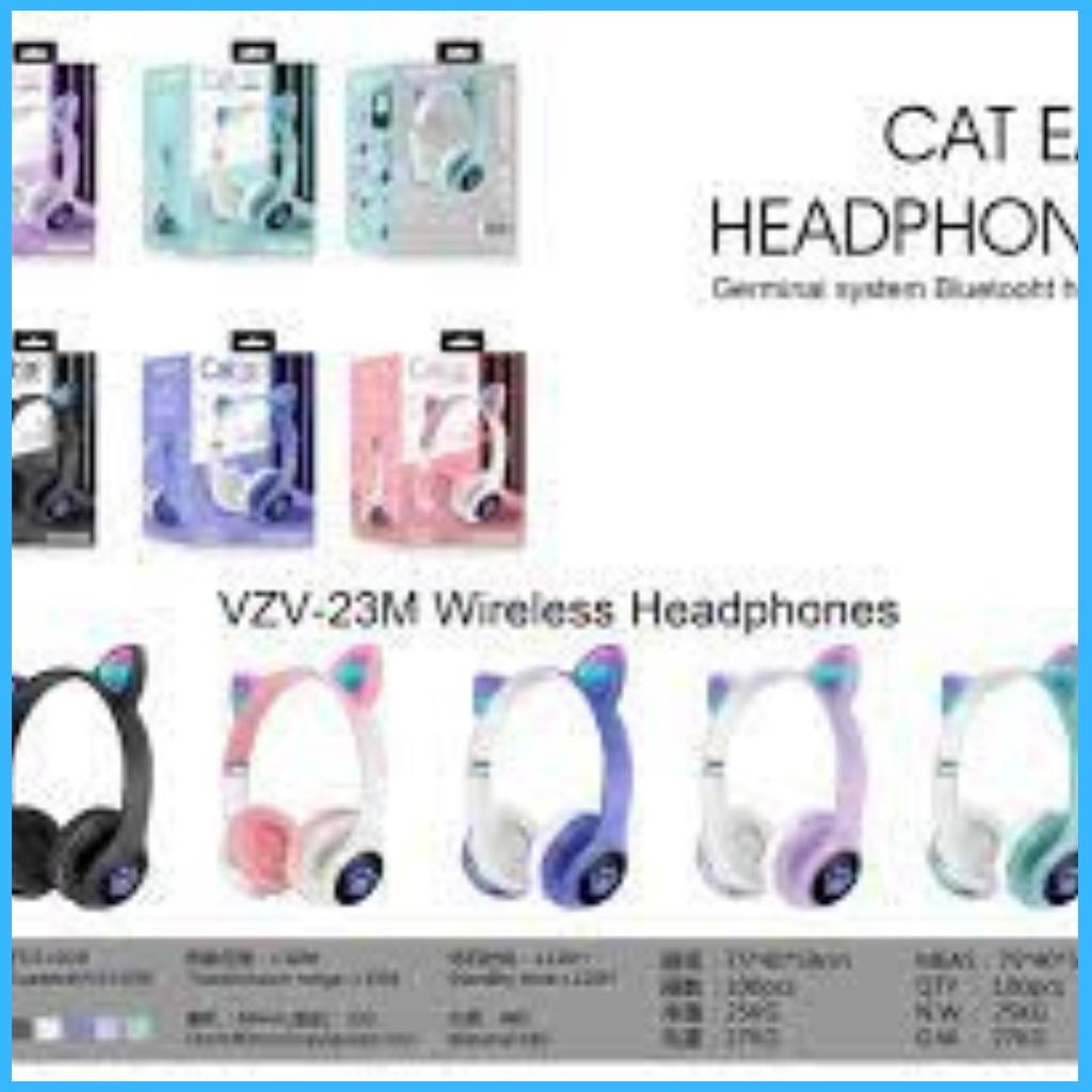 Headphone Bluetooth tai mèo 28m âm thanh cực hay