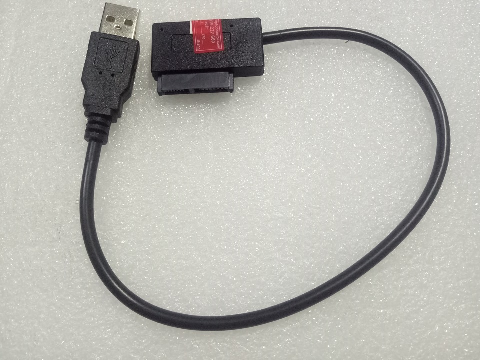 Cáp chuyển ổ DVD laptop ra cổng USB - Cable DVD to USB - Hàng chính hãng