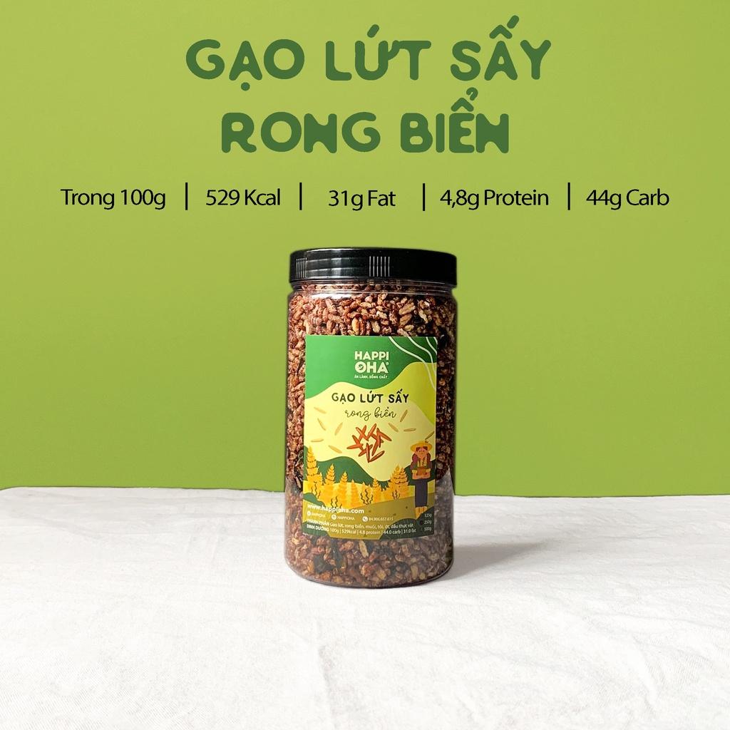 Gạo Lứt Sấy Rong Biển Vị Tỏi Ớt 250g