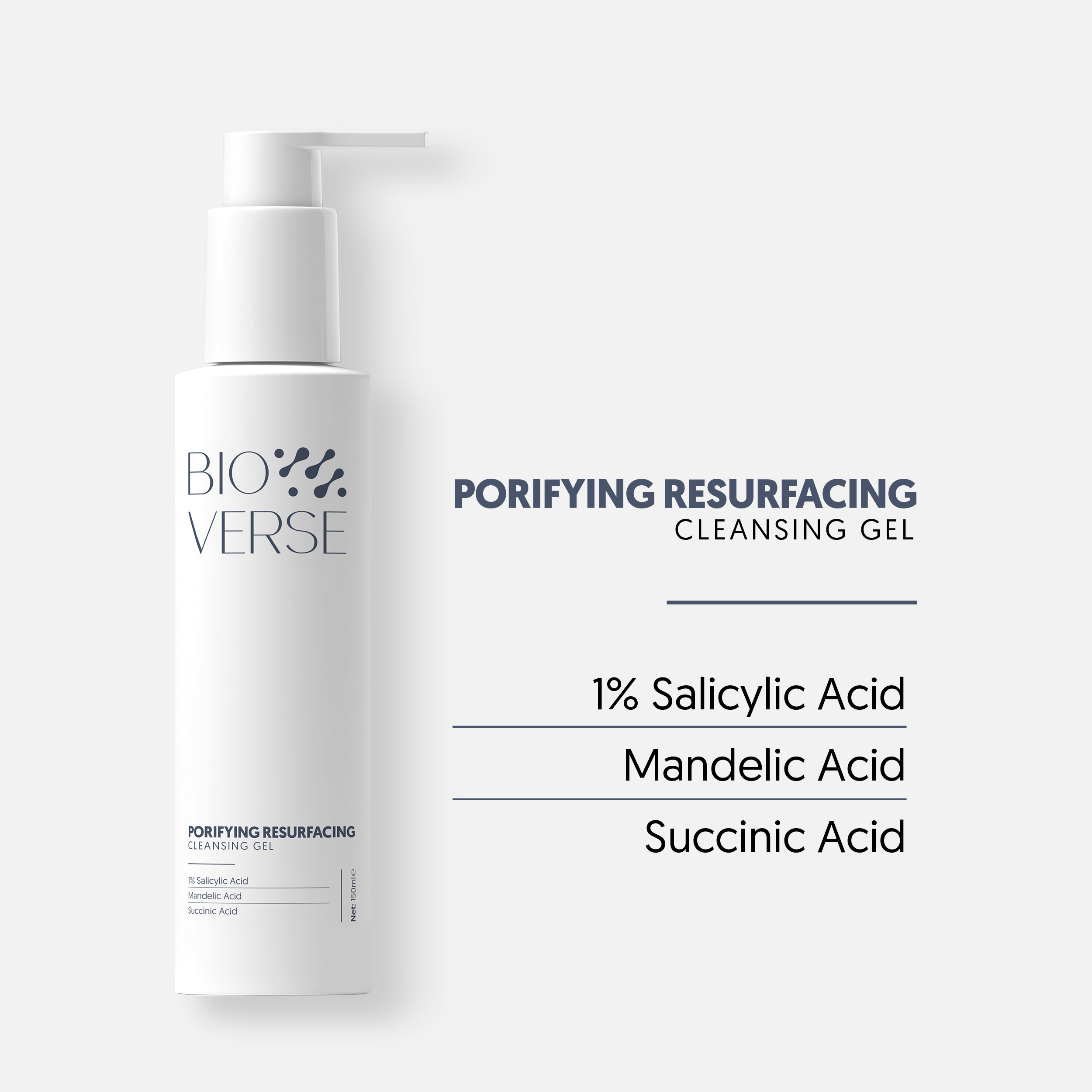 Bộ đôi làm sạch sâu & hỗ trợ ngừa mụn (Porifying Resurfacing Cleansing Gel + B351 Acne Clear up Serum)