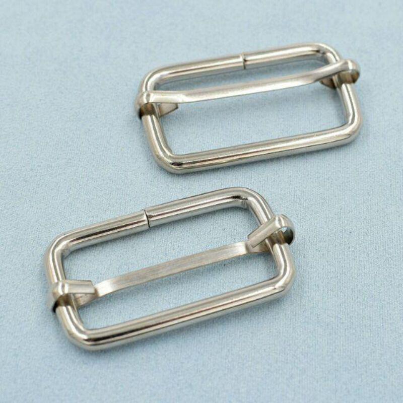 Khoen tăng giảm thép chữ nhật 4cm cho dây đai balo túi xách